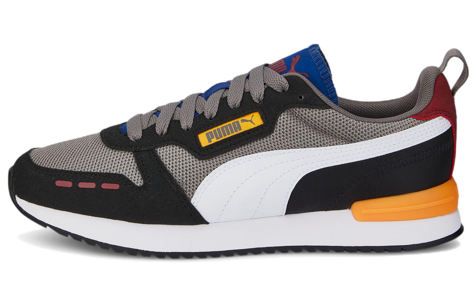PUMA Puma R78 fabric leather retro easy-to-wear low-cut lifestyle shoes for men and women same style gray black yellow