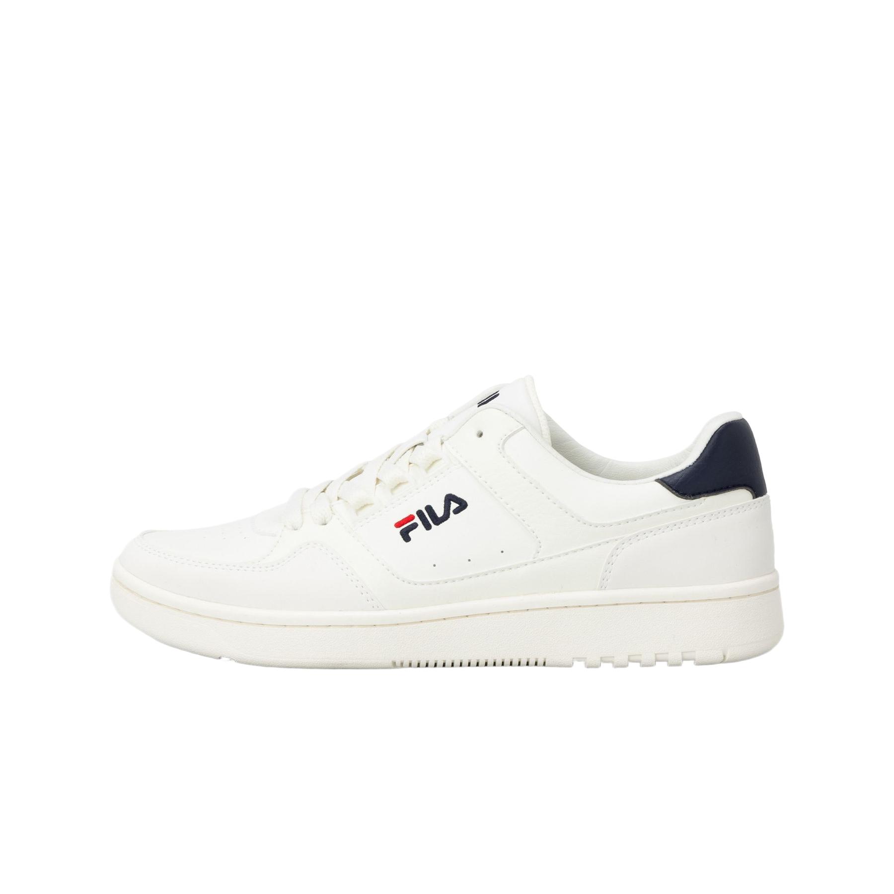 FILA Targa Club Synthetic Leather Cushioning Low top Casual Shoes Unisex Gray White