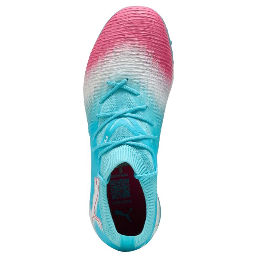 PUMA FUTURE 8 MATCH Support Soccer Shoes Unisex Blue Pink