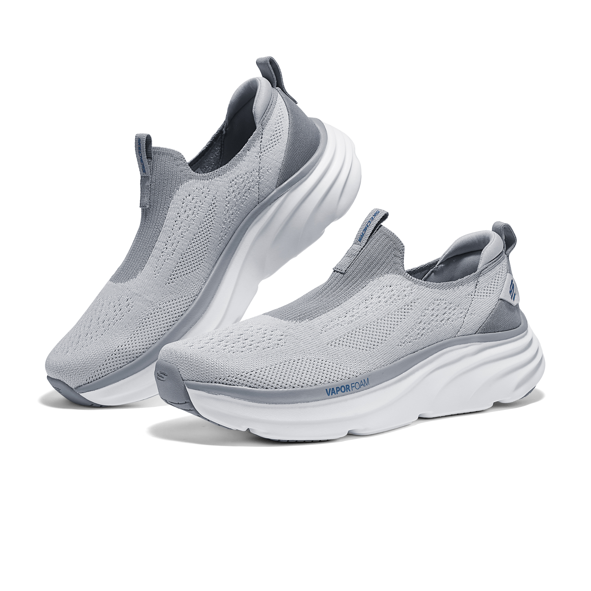 Skechers D’Lux Vapor Abrasion Resistant Low top Casual Shoes Men’s Gray