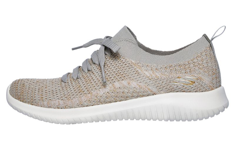 Skechers Ultra Flex 1.0 Casual Shoes Women's Low Top Taupe/Gold