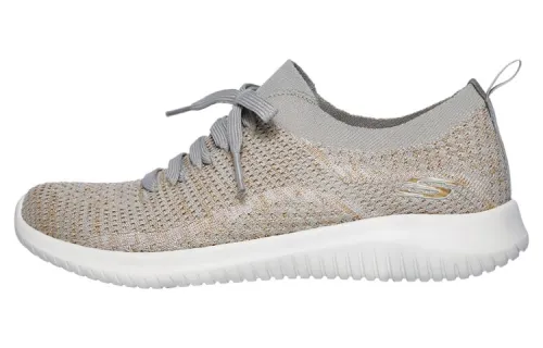 Skechers Ultra Flex 1.0 Casual Shoes Women's Low Top Taupe/Gold