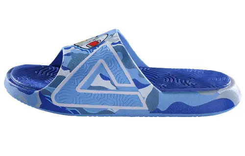 IDX x PEAK Tai Ji1.0 Rubber Sole Quiet Slide Slippers Men's Blue