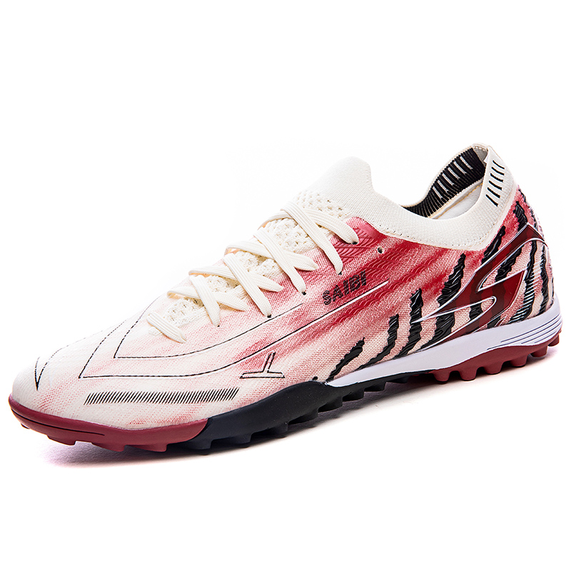 Saibi MG Rubber Short Studs TF Rubber Broken Studs Abrasion Resistant, Breathable, Lightweight Soccer Shoes Unisex