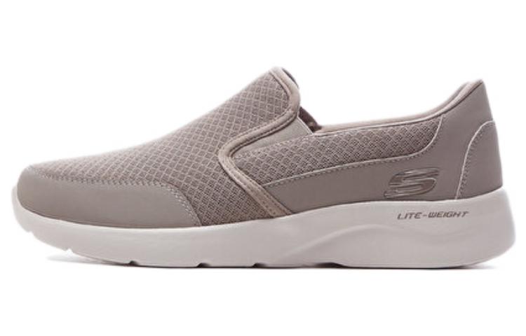 Skechers Dynamight Fabric Fashion Breathable And Lightweight Low top Casual Shoes Men's Light Umber