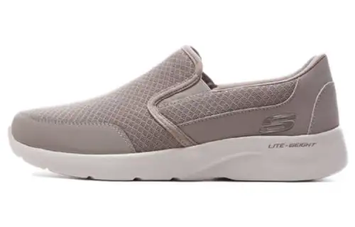 Skechers Dynamight Fabric Fashion Breathable And Lightweight Low top Casual Shoes Men's Light Umber