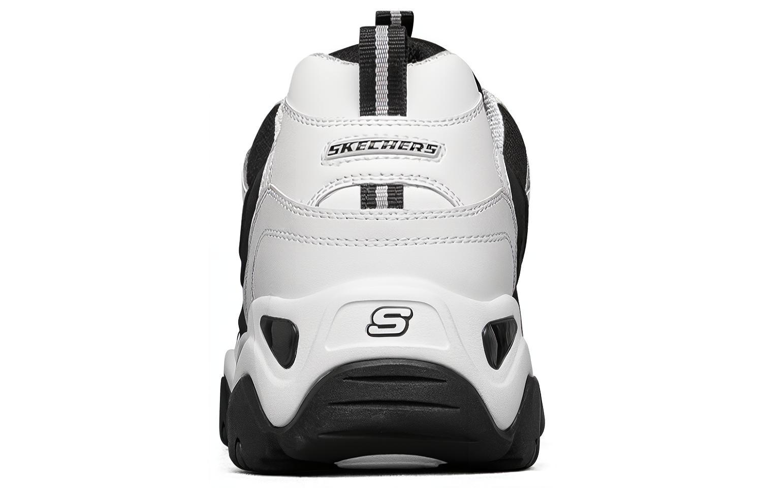 Мужские кроссовки Skechers D'Lites 2.0 (бело-черно-серые) — фото 4