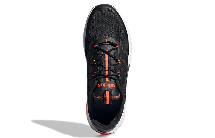 Мужские кроссовки adidas neo Roamer (черный / оранжевый) — Чёрный / оранжевый — фото 5