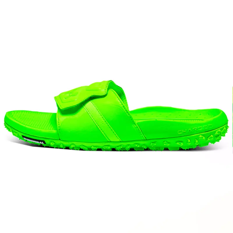 Under Armour Fat Tire Slides 'Hyper Green'