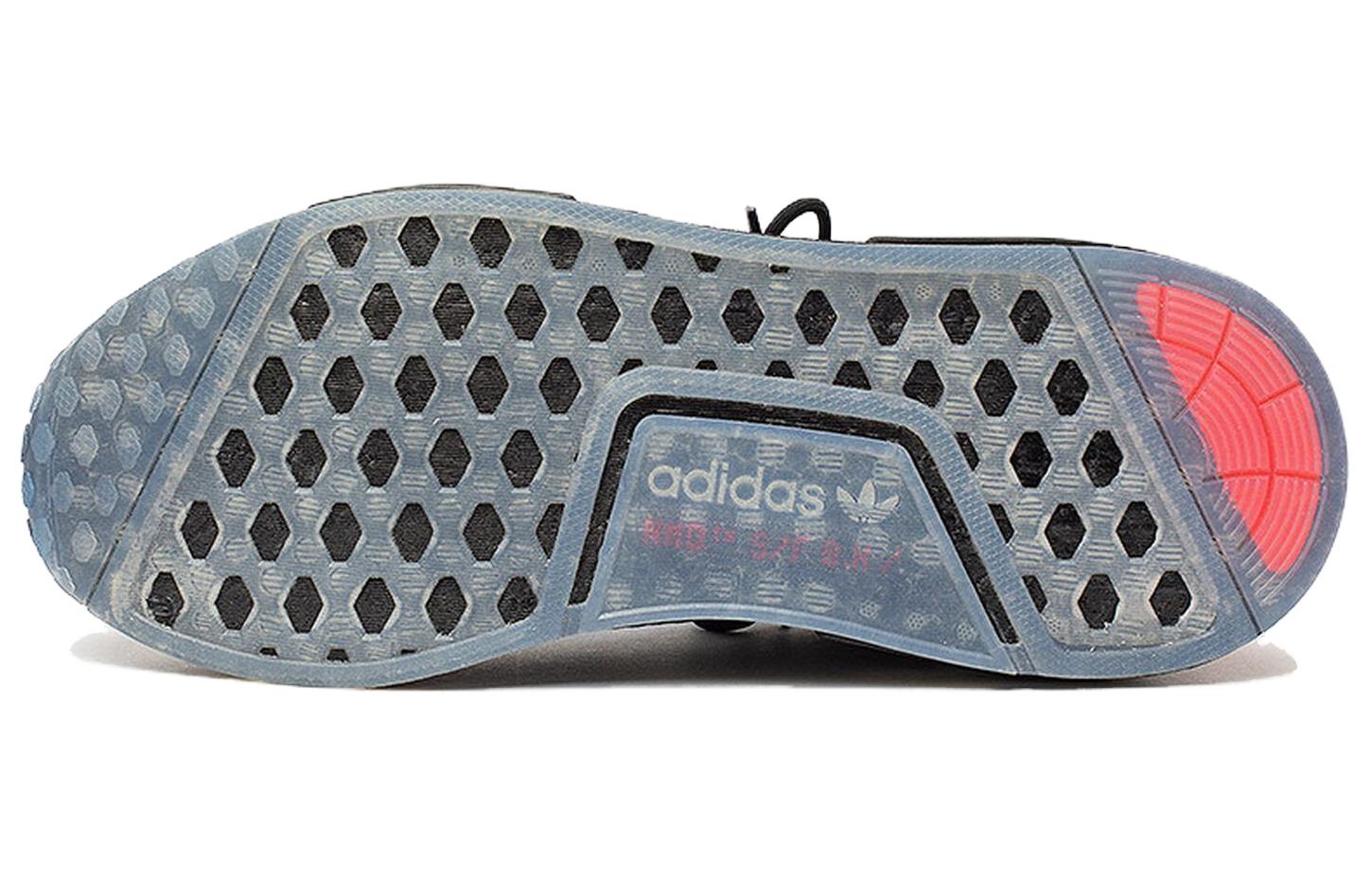 Кроссовки adidas originals NMD_R1 Spectoo (черно-синие) — фото 5