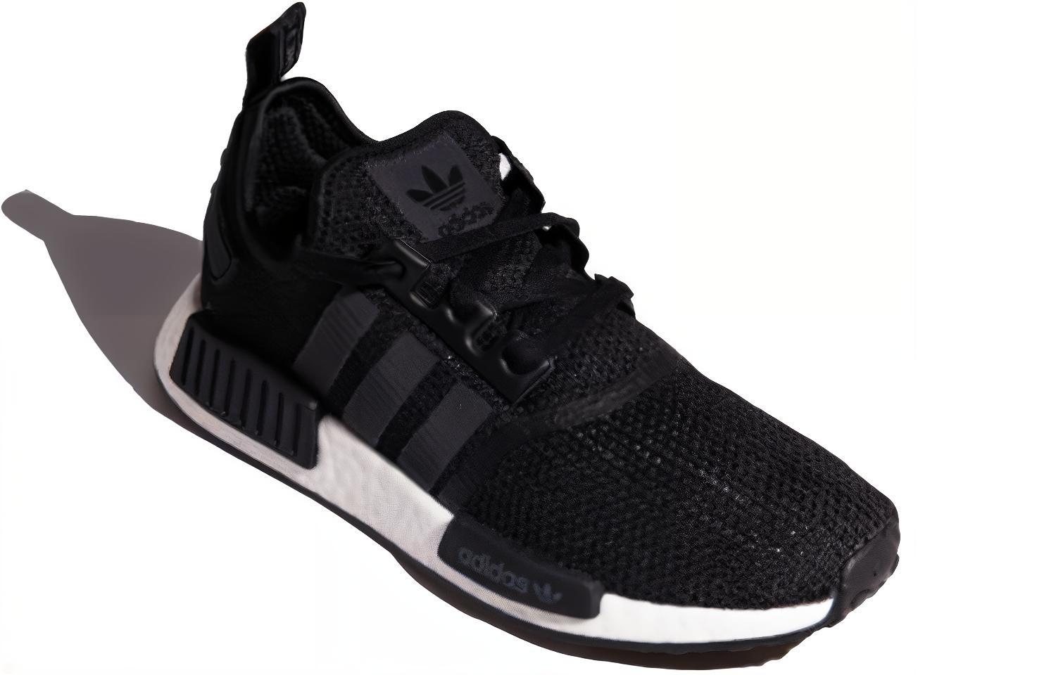 кроссовки adidas originals NMD_R1 (угольно-черные) — 煤黑 — фото 3