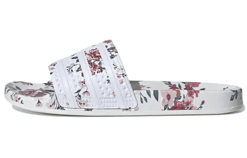 Adidas Originals ADILETTE Slide Slippers Women's White/Red