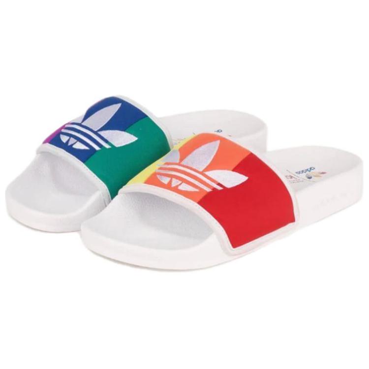Шлепанцы adidas originals ADILETTE Pride Slide (разноцветные) — фото 2