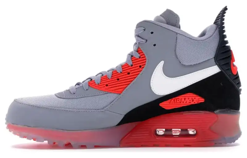Nike Air Max 90 Sneakerboot Ice Wolf Grey Infrared