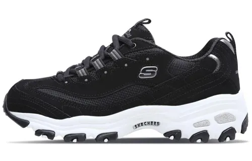 Skechers D Lites Sneakers Black/Silver Women's