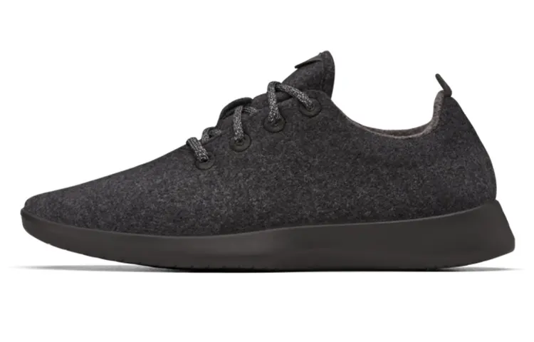 Allbirds Wool Runner Cushioning, Wear Resistant Low top Casual Shoes Women's Natural Black