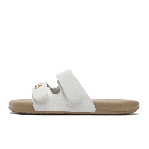FILA DRIFTER 2 Slip Resistant Slide Slippers Women's Milk White