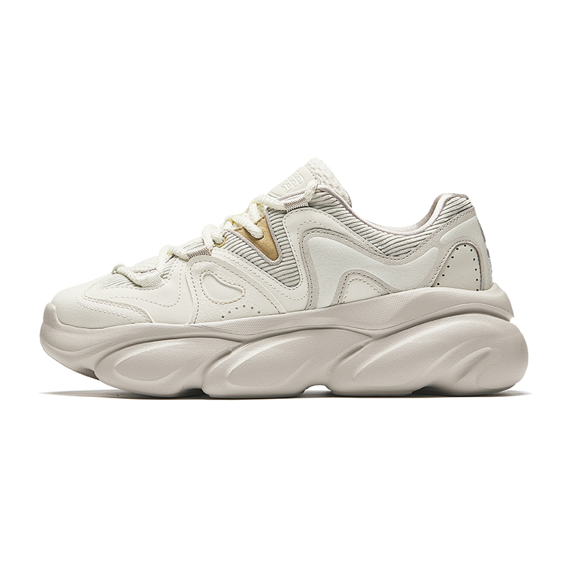 Anta Life Collection Wear resistant And Lightweight Low top Casual Shoes Women's Ivory White