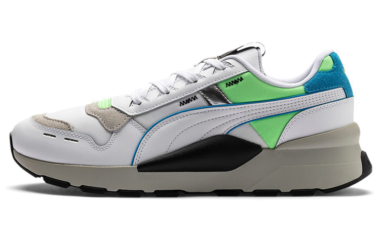 PUMA RS 2.0 Casual Shoes Men's Low Top Green/Gray/Black/Blue