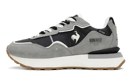 Le Coq Sportif Casual Shoes Unisex Low Top Black/Gray/White