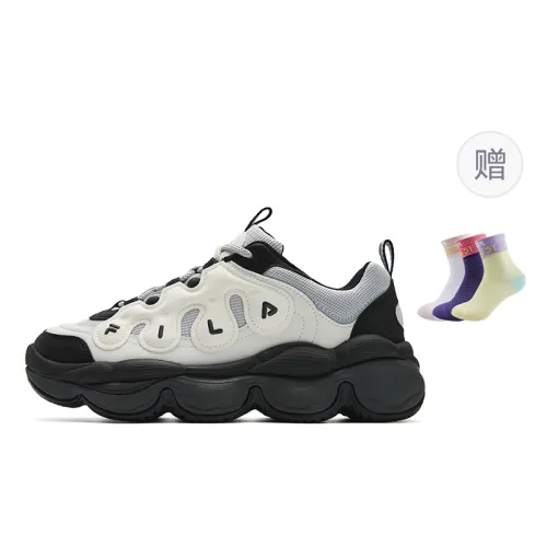 FILA PEASE Low top Casual Shoes Women's White Gray