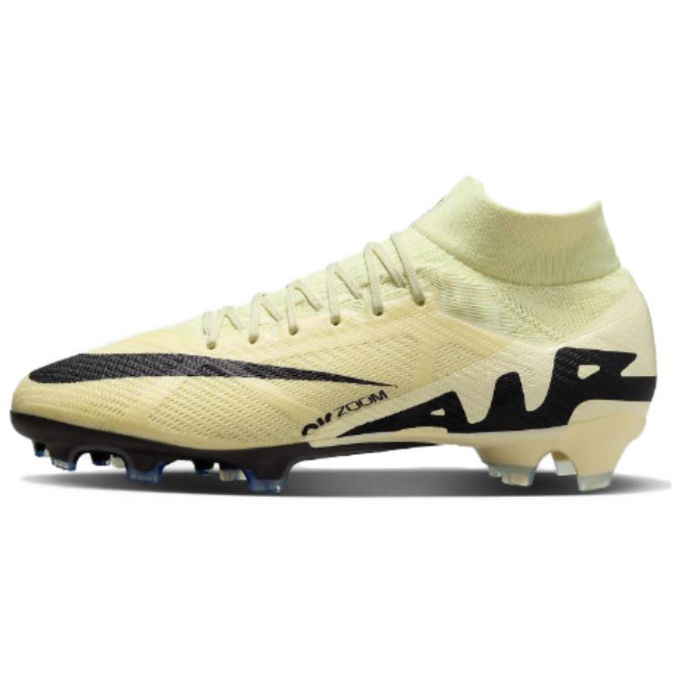 Nike Mercurial Superfly 9 Comfortable Sports Middle Top FG (Glue Spikes) Football Shoes Men and Women Mickey Black