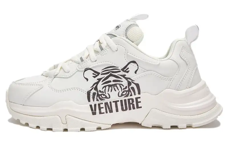 Discovery Expedition Textile, Synthetic Leather Sports Cushioning, Wear Resistant Low top Casual Shoes Men's White