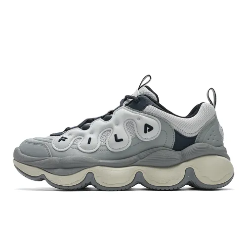 FILA PEASE Synthetic Leather Coverage Low top Casual Shoes Men's Gray