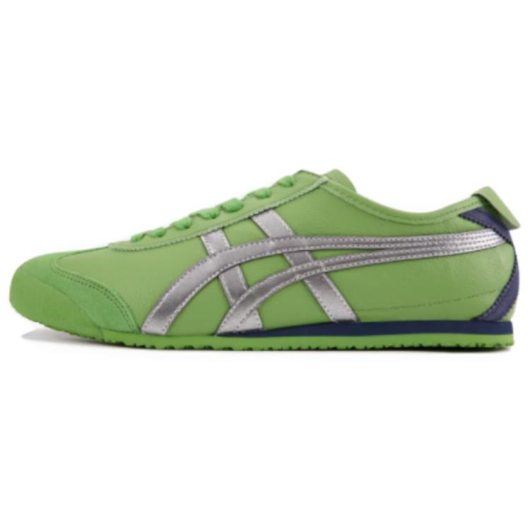 Кроссовки Onitsuka Tiger MEXICO 66 (зелено-серебристые)