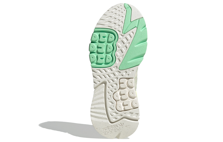 Женские кроссовки adidas originals Nite Jogger (бело-желто-зеленый) — Белый / жёлтый / зелёный — фото 6