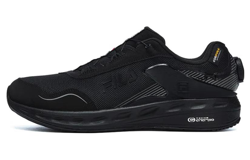 FILA LYNX BOA Textile, Synthetic Leather Low top Casual Shoes Men's Black