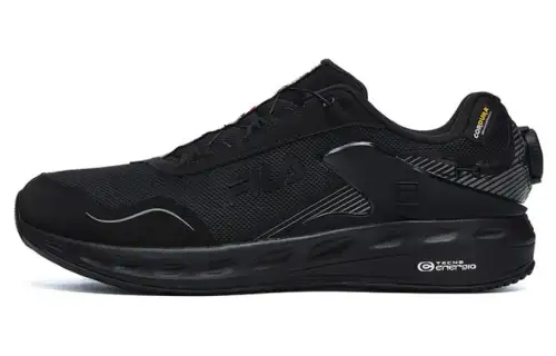 FILA LYNX BOA Textile, Synthetic Leather Low top Casual Shoes Men's Black