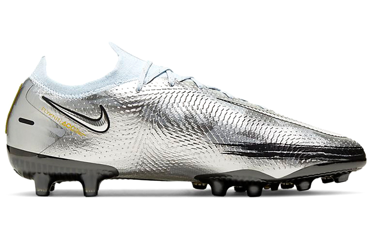 Бутсы Nike Phantom GT Elite SE AG-PRO (серо-серебристые) — Серый / серебристый — фото 2