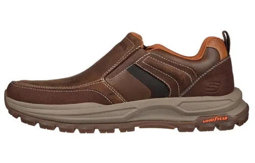 Skechers Relaxed Fit Casual Shoes Men's Low Top Brown