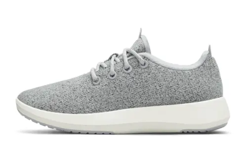 Allbirds Wool Runner Cushioning Low top Sports Casual Shoes Women's Light Gray