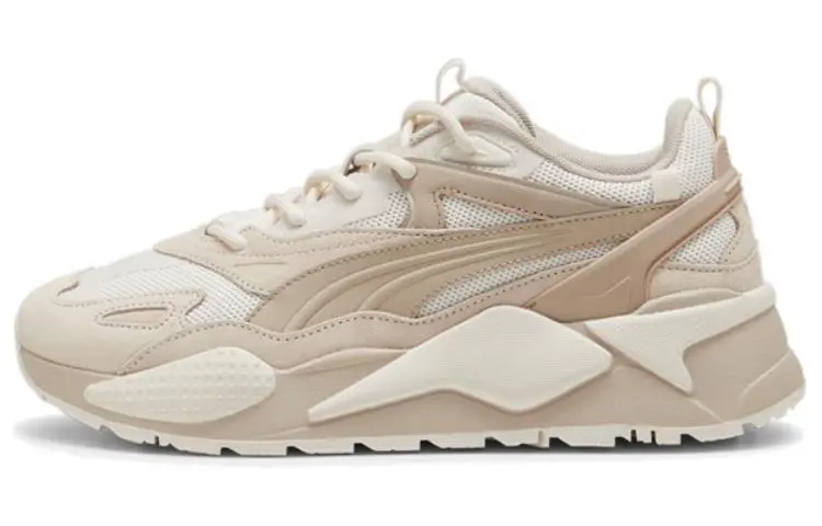 PUMA RS X Cushioning, Wear Resistant Low top Casual Shoes Unisex Ecru