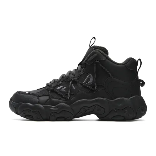 FILA Abrasion Resistant Thermal Mid top Casual Shoes Men's Black