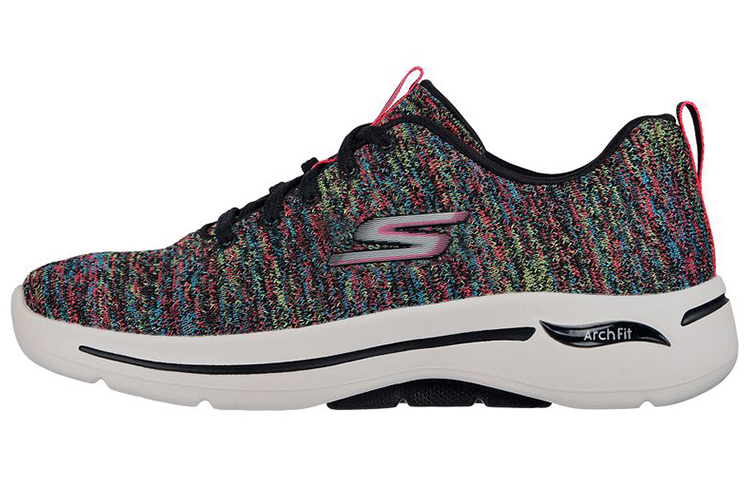 Skechers Go Walk Arch Fit Glee Sports Low top Casual Shoes Women's Black Pink