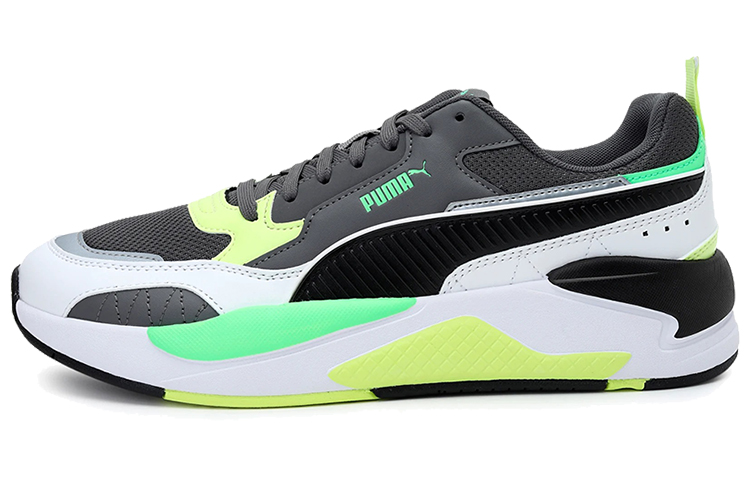 PUMA X Ray 2 Square Low top Casual Shoes Unisex White Yellow Green
