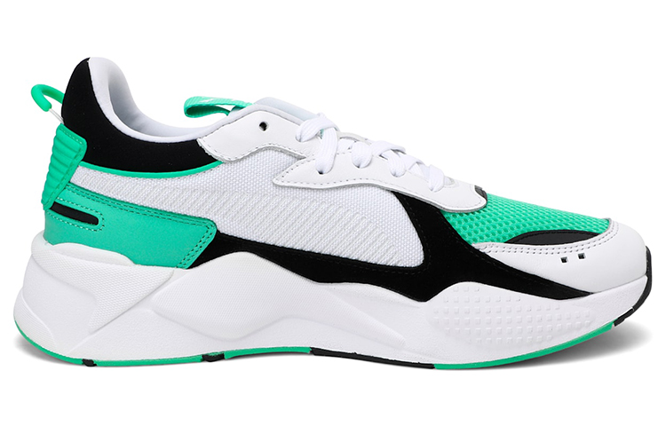 Кроссовки PUMA RS-X Reinvention Trainers (бело-зеленые) — Белый / зелёный — фото 2