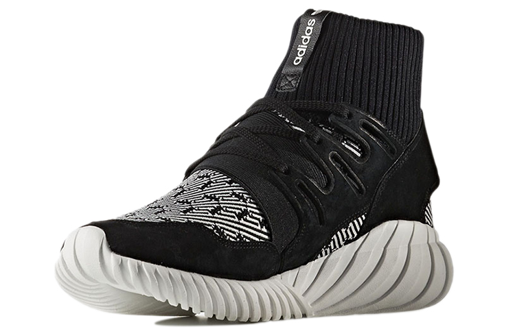 Кроссовки adidas originals Tubular (черно-белые) — Чёрный / белый — фото 3