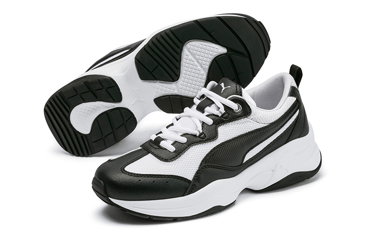 Женские кроссовки PUMA Cilia Trainers (черно-белые) — фото 3