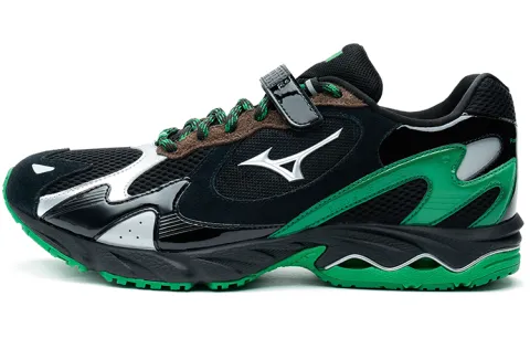 Mizuno X Randomevent Wave Rider 1 'Black Green Silver'