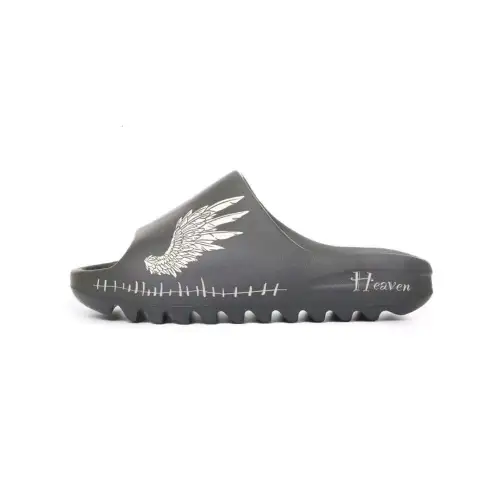 Adidas Originals Yeezy Slide Slip Resistant Slide Slippers Unisex Gray White