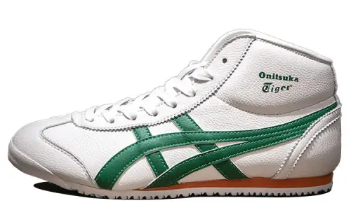 Onitsuka Tiger MEXICO 66 Casual Shoes Unisex Mid Top White/Green/Orange