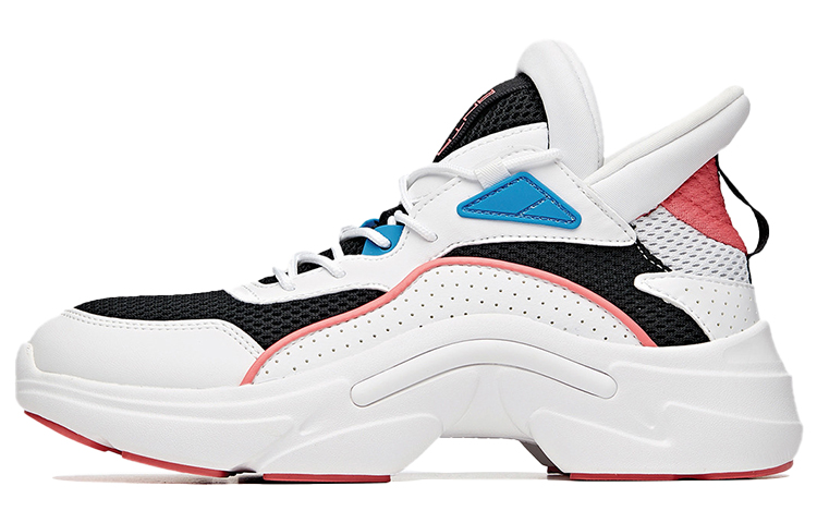 ANTA Casual Shoes Women's Low Top Anta White/Black/Rouge Pink