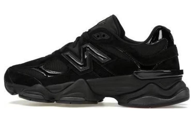 9060 New Balance 'Triple Black Suede Patent'