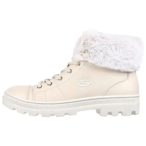 Skechers Roadies Combat Boots Women's Light Pink