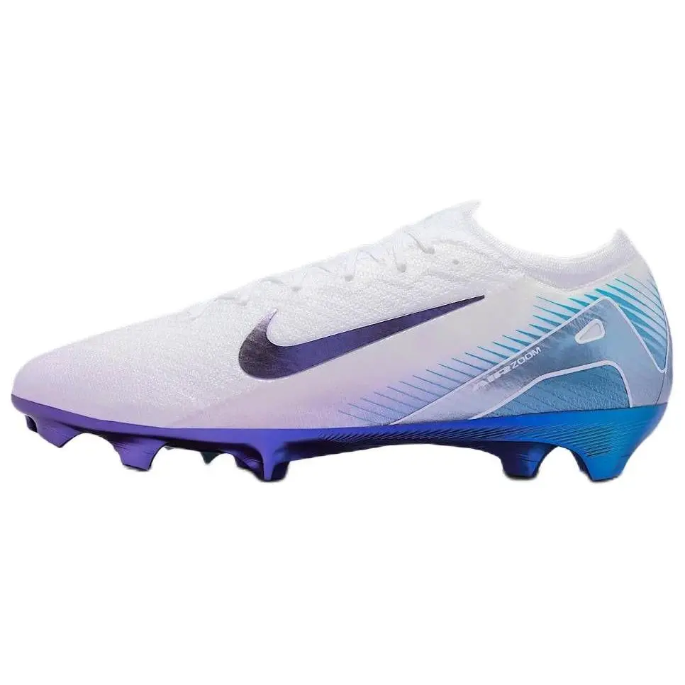 Nike Mercurial Vapor 16 FG Firm Ground Natural Grass Soccer Shoes Men's White Blue