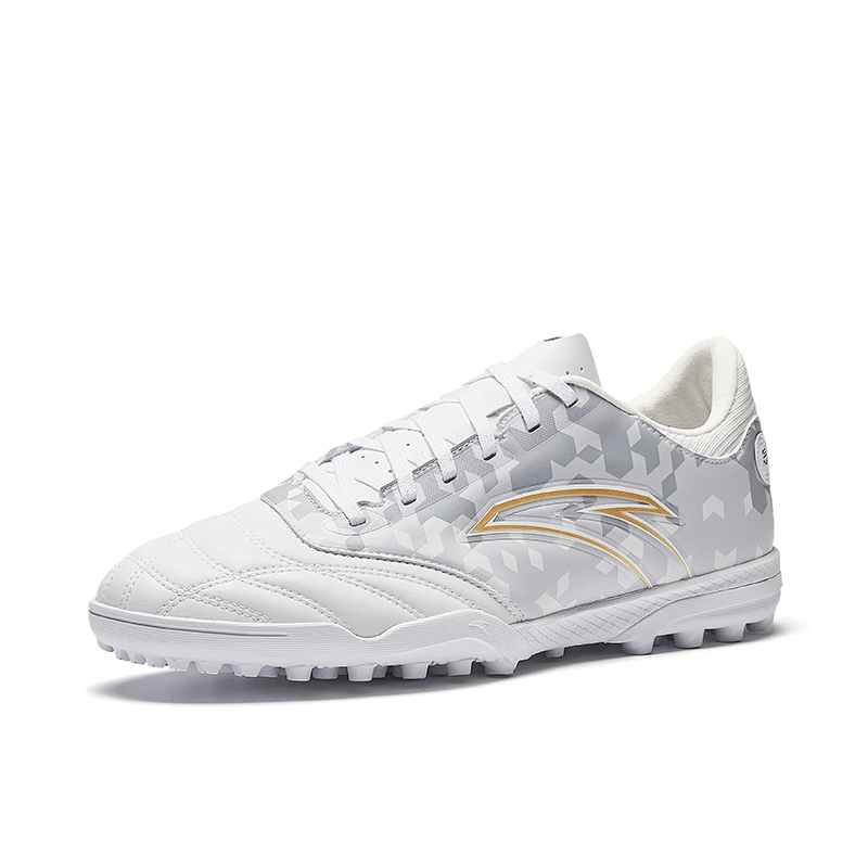 Anta TF Turf Soccer Shoes Men’s White Gray